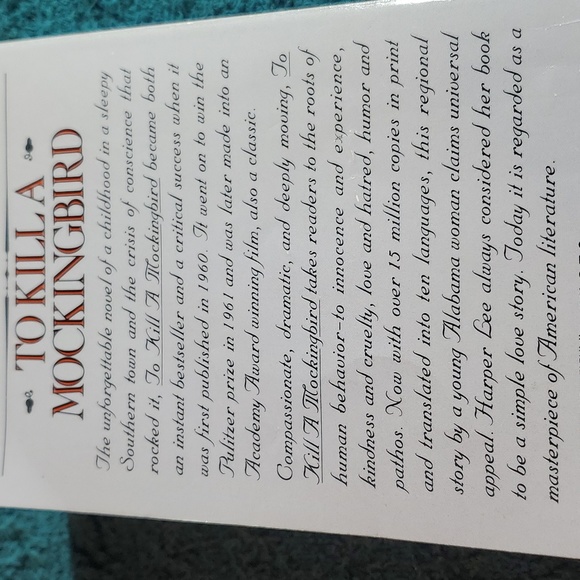 To Kill A mockingbird book - Picture 2 of 4